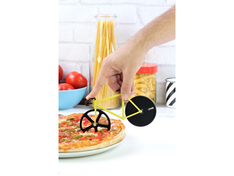 BICYCLE PIZZA CUTTER GIALLA TAGLIA PIZZA BICI