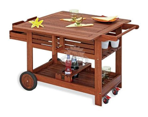CARRELLO BAR  MULTIFUNZIONE CARPINO IN KEROUING