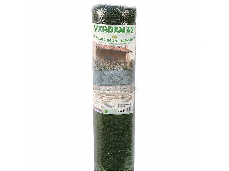 RETE FRANGIVISTA OMBREGGIANTE COLORE VERDE SCURO 90% M2X5