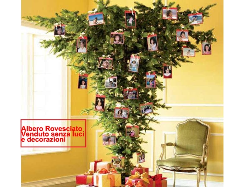 ALBERO DI NATALE ROVESCIATO 195CM