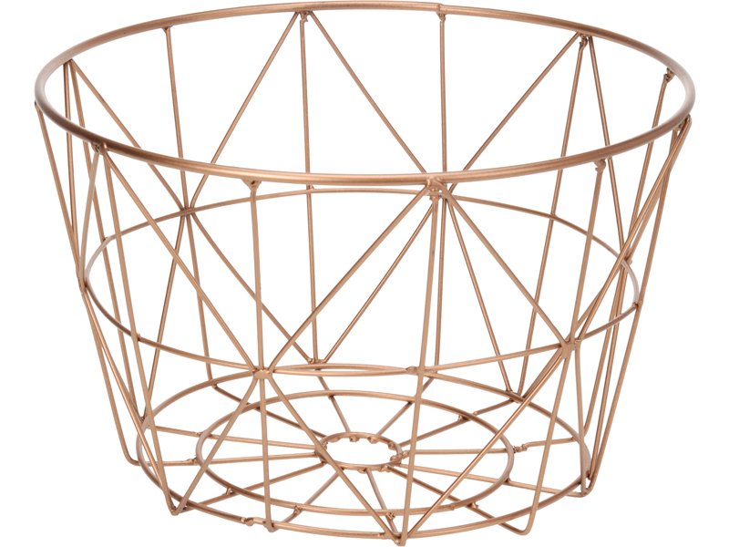 CESTA METALLO 34XH25CM RAME