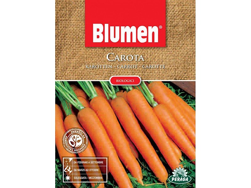 SEMI DI CAROTA BIOLOGICA