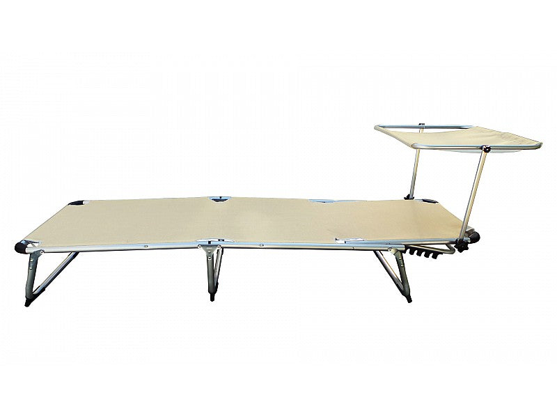 OFFERTA: 4 LETTINI BEIGE CON PARASOLE
