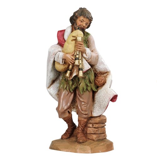 PASTORE CON ZAMPOGNA 19CM IN RESINA (F13)
