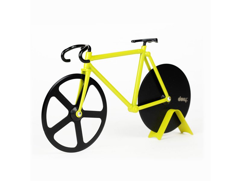 BICYCLE PIZZA CUTTER GIALLA TAGLIA PIZZA BICI