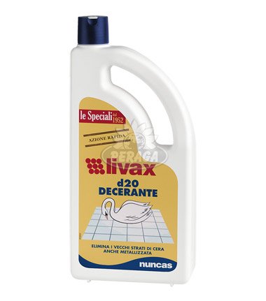 DECERANTE PER TUTTI I PAVIMENTI D20 LIVAX 1LT NUNCAS