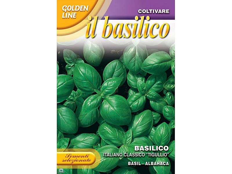 BUSTINA CON SEMI DI BASILICO ITALIANO GENOVESE CLASSICO
