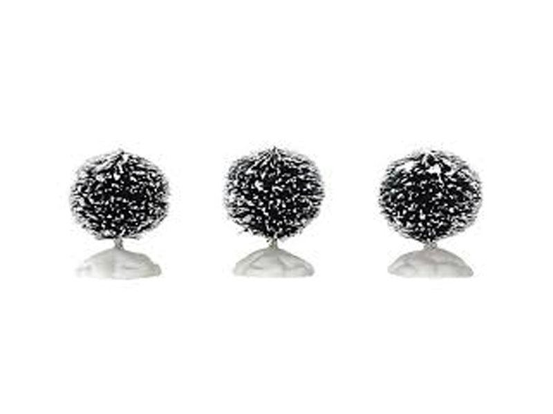 Round Bristle Tree, Mini, Set Of 3 - LEMAX COD 14006