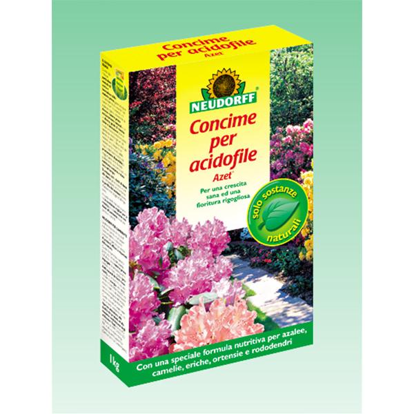 CONCIME BIOLOGICO ORGANICO PER ACIDOFILE AZET KG.1