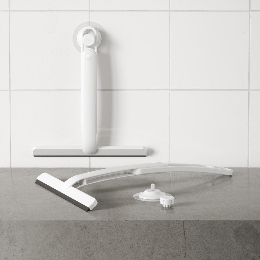 Tergivetro per Doccia con Gancio Adesivo Flex 26x16x3cm Bianco Umbra