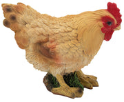 STATUETTA GALLINA PASQUALINA CM.11 VETRORESINA