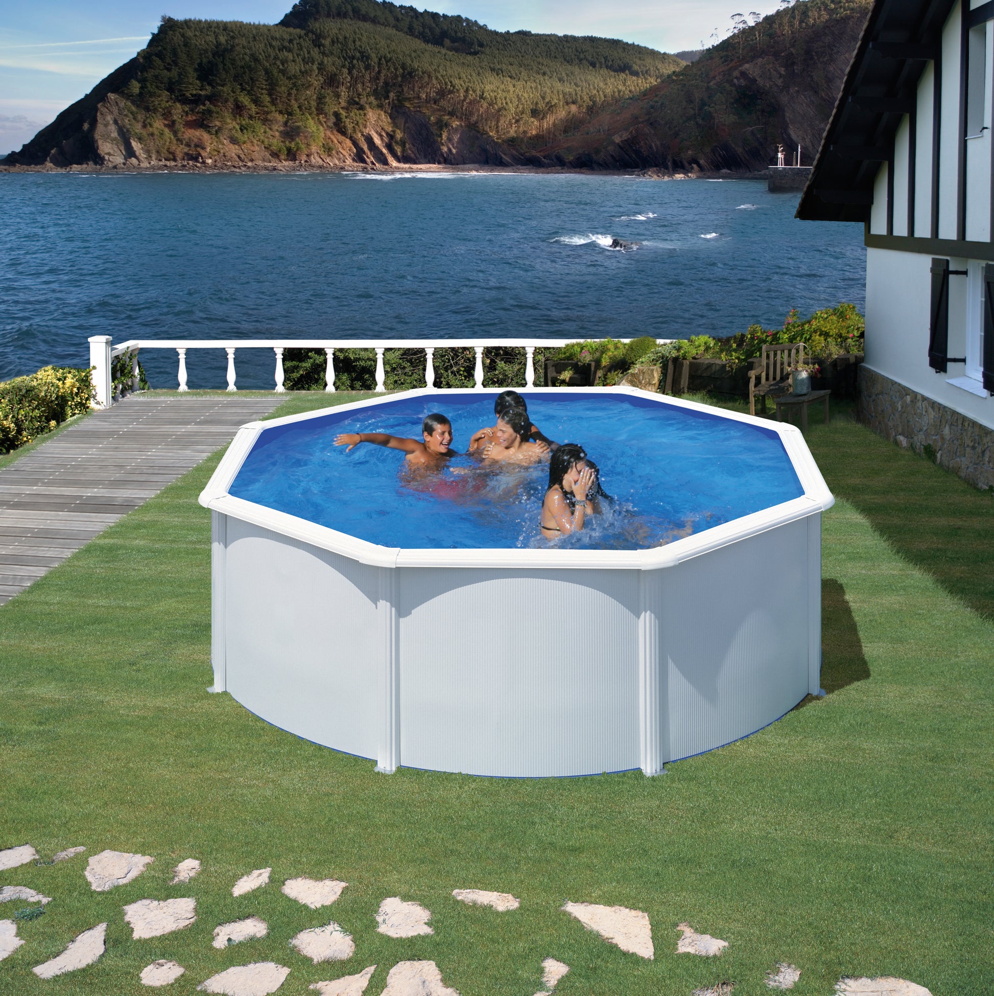 PISCINA SERIE FIDJI I. DIM:  350 H 120