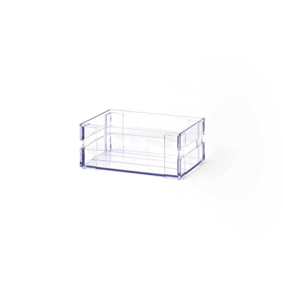 CASSETTA S ORGANISE&STORE 15,3X11,2XH7 CM TRASPARENTE