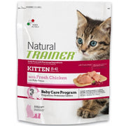 NATURAL TRAINER SACCO CROCCHETTE GATTO KITTEN NATURAL POLLO FRESCO 300 GR