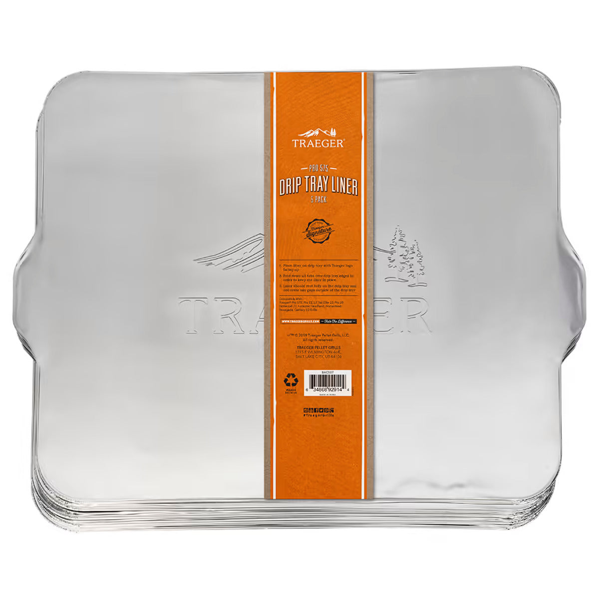 COPRILECCARDA IN ALLUMINIO PER BBQ TRAEGER PRO 575 - 5 PZ