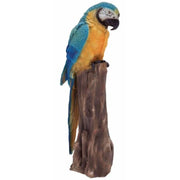STATUA PAPPAGALLO AZZURRO 40 CM IN RESINA