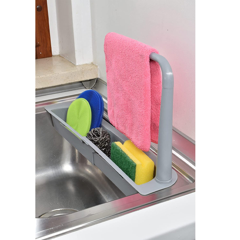 ORGANIZATORE REGOLABILE PER LAVELLI SPONGE BOX COLORE ASSORTITO