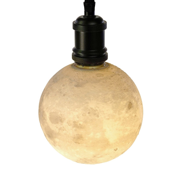 LAMPADA A LED LUNA MOON BIANCA 14.5X14.5X17CM