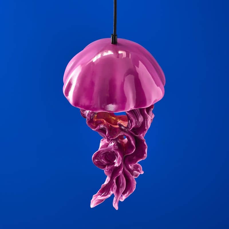 LAMPADA DA SOFFITTO MEDUSA AVA 22.5X21.5X42CM COLORE MAGENTA