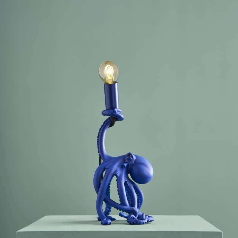 LAMPADA DA TAVOLO POLPO BABY OTTO OCTOPUS COLORE BLU