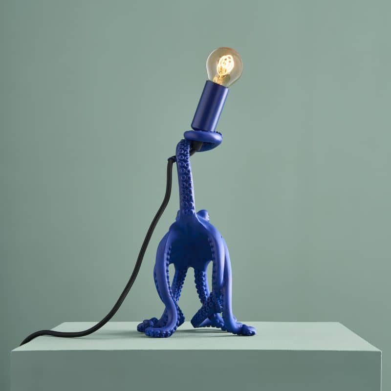 LAMPADA DA TAVOLO POLPO BABY OTTO OCTOPUS COLORE BLU