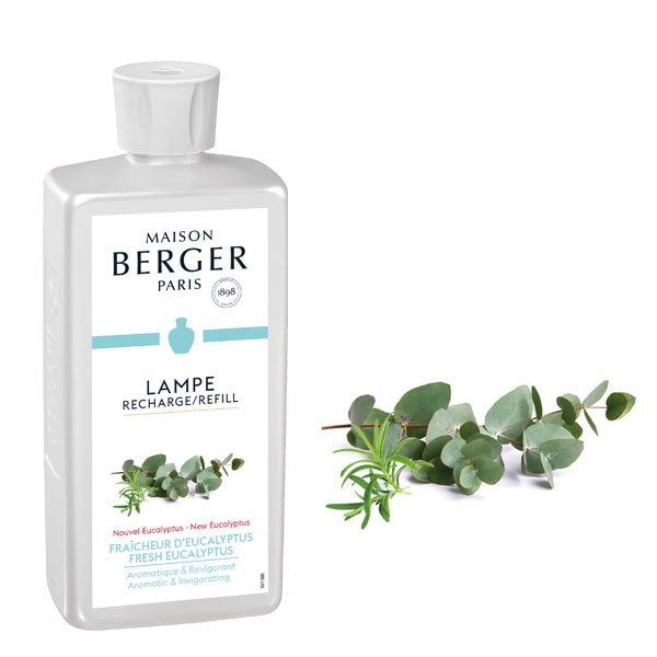 FRAGRANZA PER LAMPADA CATALITICA FRAÎCHEUR EUCALYPTUS 500 ML LAMPE BERGER