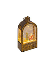 Lanterna Glitter Led Arc brunita H24cm Lotti