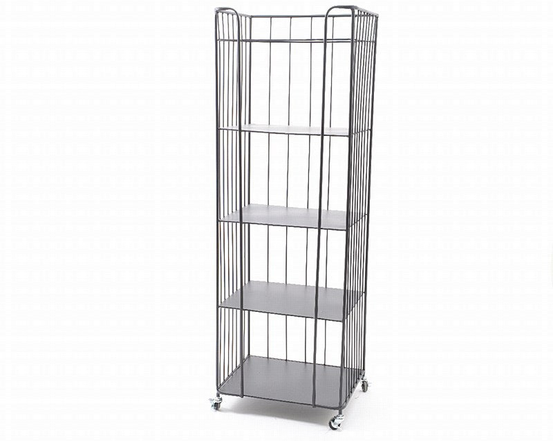 CARRELLO IN FERRO A TORRE IRON TROLLEY 47X37X140CM