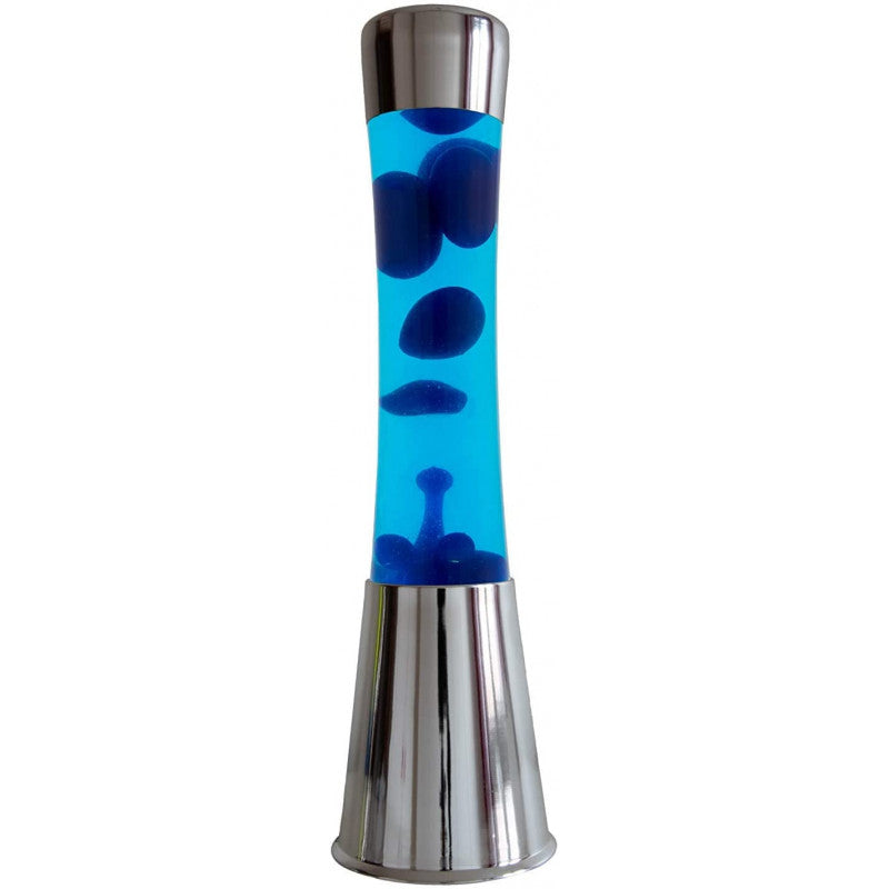 LAMPADA LAVA LAMP BLU LIQUIDO AZZURRO H40CM