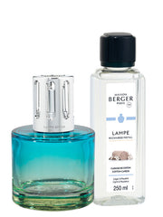 Lampe Berger - Cofanetto PURE Blue con 250ml Caresse de Coton