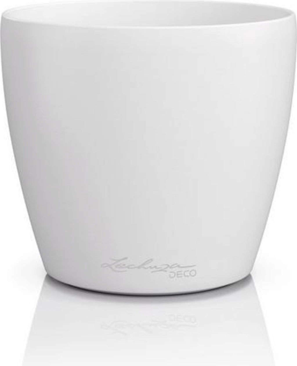 Vaso Classico "Deco 28" D28 H26CM Bianco Opaco LECHUZA