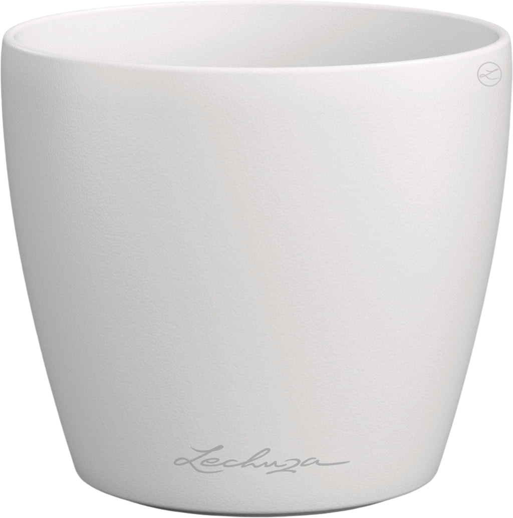 Vaso Classico "Deco 10" D11 H10CM Bianco Opaco LECHUZA