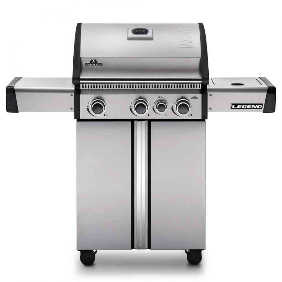 BARBECUE A GAS LEGEND 410 CON 3 BRUCIATORI E 1 FORNELLO 14,4 KW