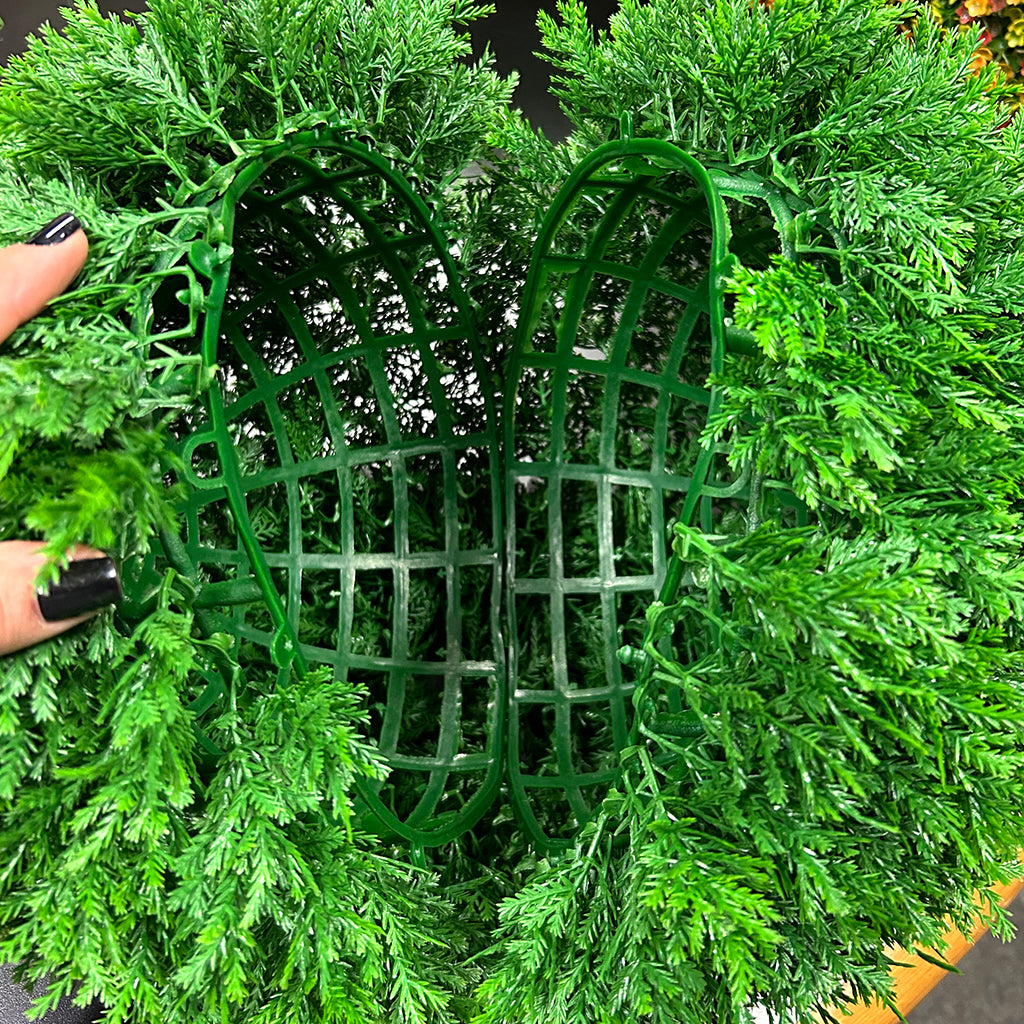 Sfera decorativa artificiale Leyla Bloom D 38 cm verde TENAX - immagine 3