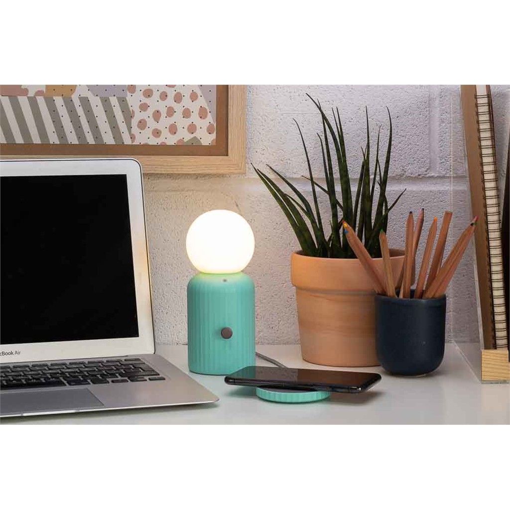 LAMPADA CON RICARICA WIRELESS MENTA