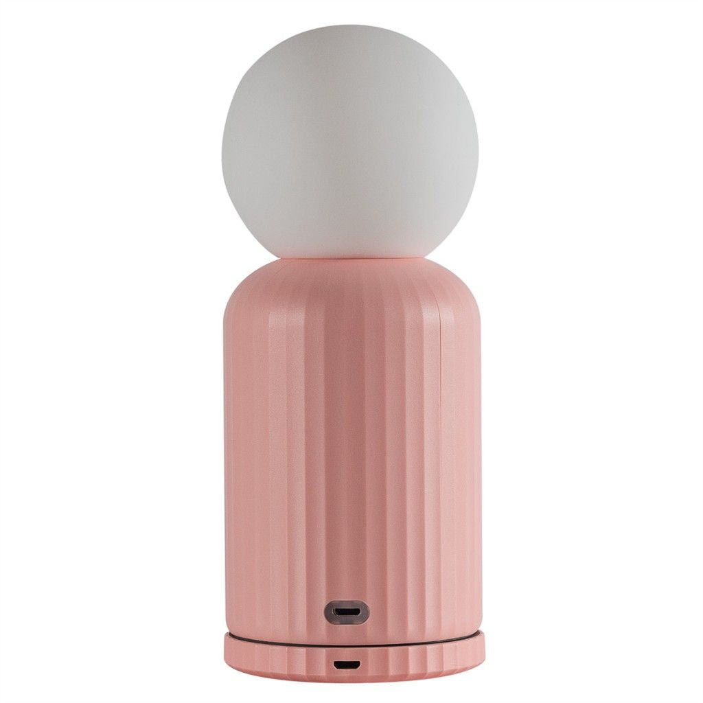 LAMPADA CON RICARICA WIRELESS ROSA