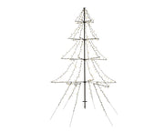 ABETE LUMINOSO 300CM 1800 LED BIANCO CALDO