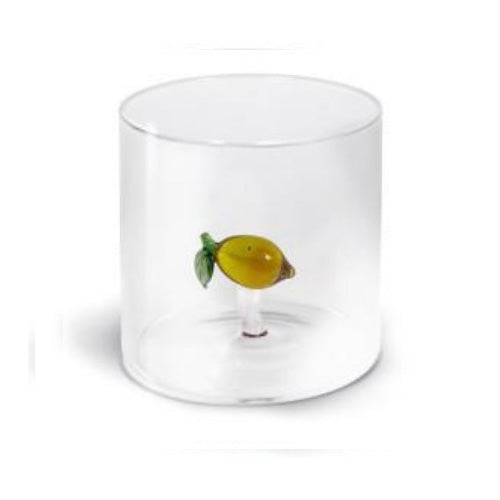 BICCHIERE IN VETRO BOROSILICATO LIMONE 250ML LINEA MONTEREY