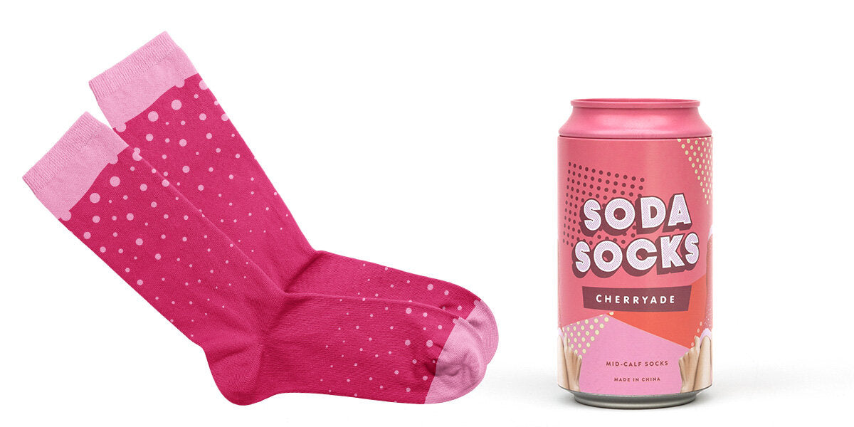 CALZINI ALLA SODA - CILIEGIA ROSA