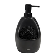 Dispenser per sapone e paglietta abrasiva Joey 10 x 13 x 20 cm Nero UMBRA