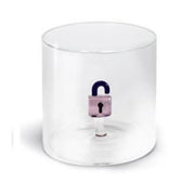 BICCHIERE IN VETRO BOROSILICATO LUCCHETTO 250ML LINEA MONTEREY