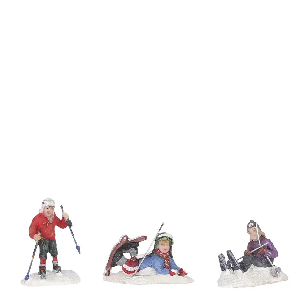 Ski class 3 personaggi sulla neve Luville