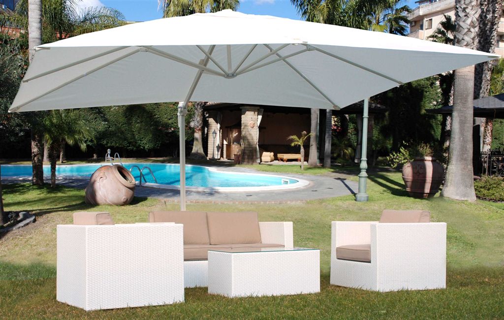 OMBRELLONE RETRATTILE/ORIENTABILE SENSO 3x4 COLORE A SCELTA