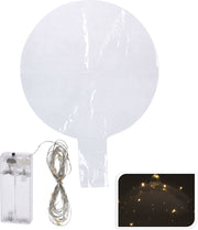 PALLONCINO GONFIABILE CON LED BIANCO CALDO