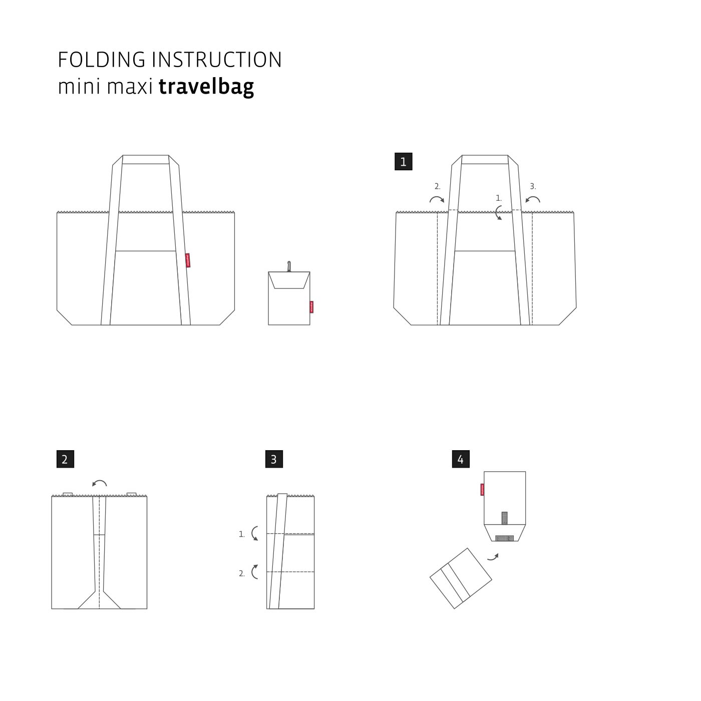 MINI MAXI TRAVELBAG STARS CON ASTUCCIO