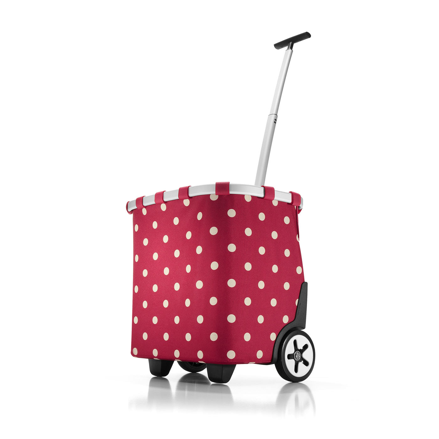 CARRELLINO DELLA SPESA CARRYCRUISER RUBY DOTS CON TRACOLLA