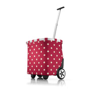 CARRELLINO DELLA SPESA CARRYCRUISER RUBY DOTS CON TRACOLLA