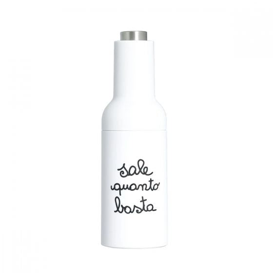 Macina sale elettrico a gravità "sale quanto basta", D7 x H22 cm, bianco