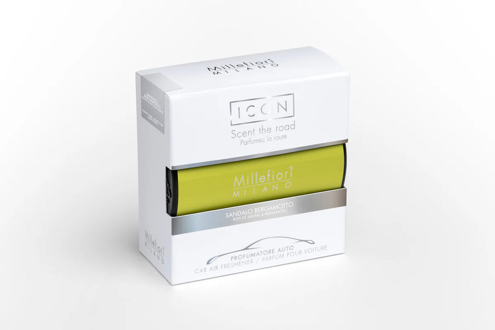 Icon Profumatore Auto Classic Metal Sandalo Bergamotto Millefiori Milano