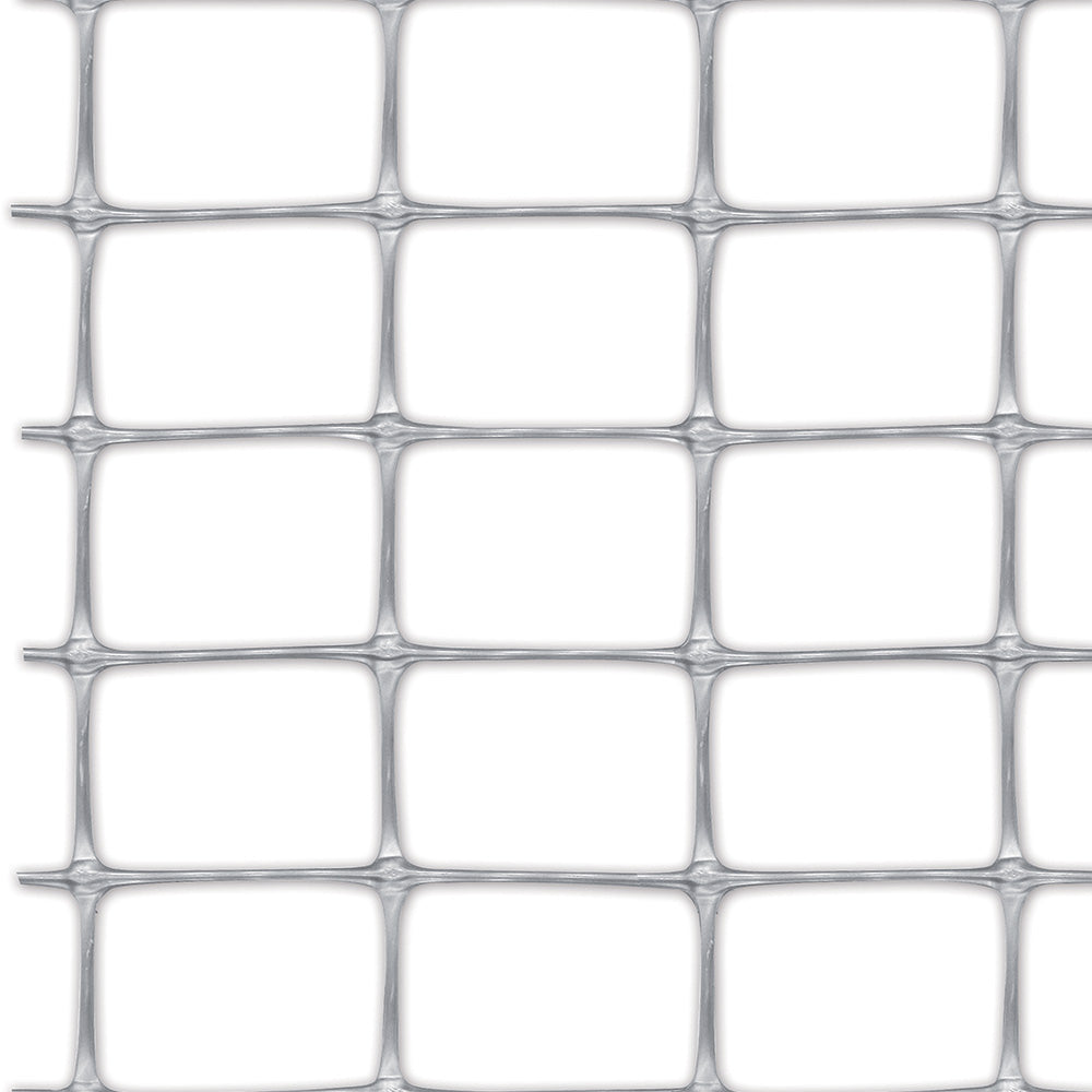 RETE DA RECINZIONE IN PLASTICA MILLENNIUM ARGENTO H 1.00x10 M